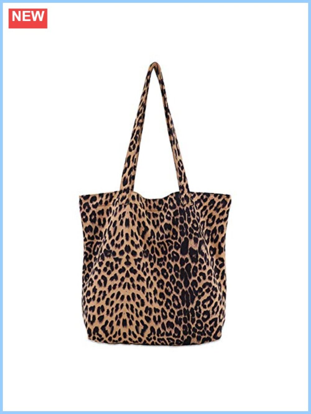 Valentoria Leopard Shoulder Bag Large Tote Purse Handbag Travel Satchel for